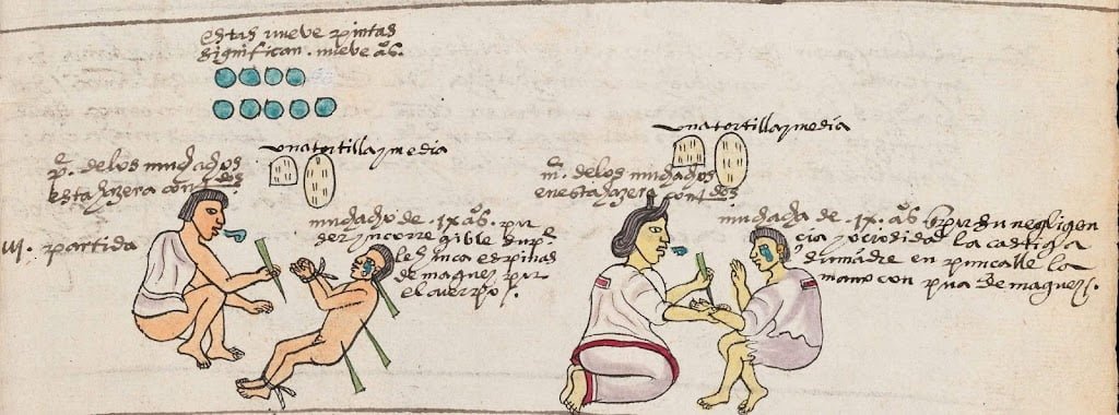 Hábitos e costumes das crianças astecas 8 Crianças astecas aos 9 anos de idade