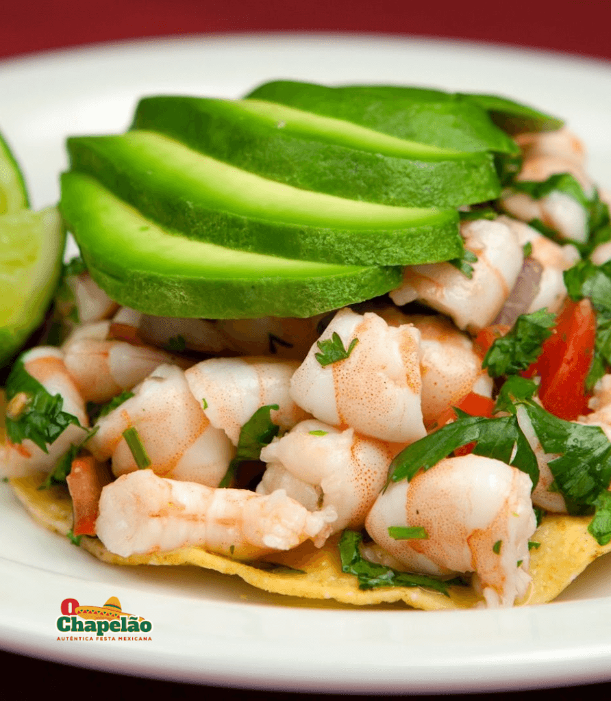 O Chapelão │ Tostada de Camarão │ 10 Receitas Mexicanas Para Iniciantes
